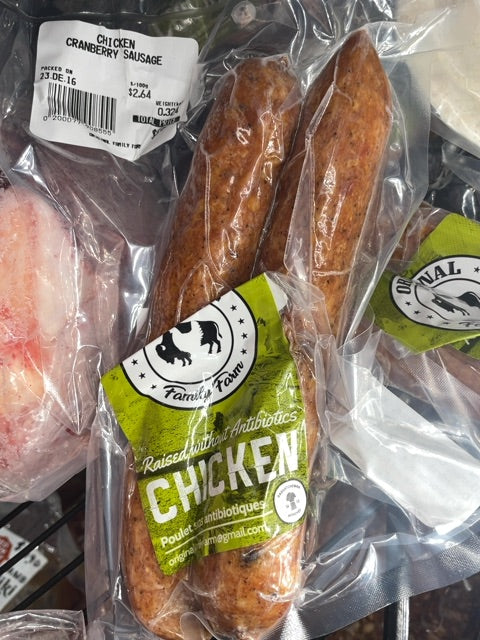 Original Family Farms - Chicken Cranberry Sausage
