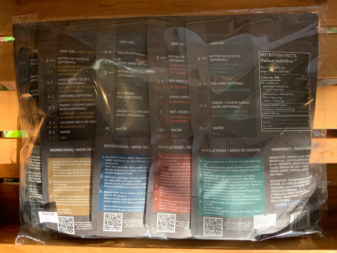 Planet Mushrooms - Sampler Value Package - 5 Packs Mushroom Soup/Risotto