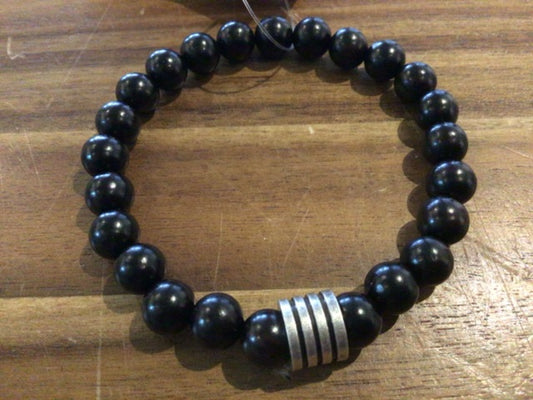 K&B Jewelry - Bracelet - Black Sandalwood (Tranquility) - B435-SS