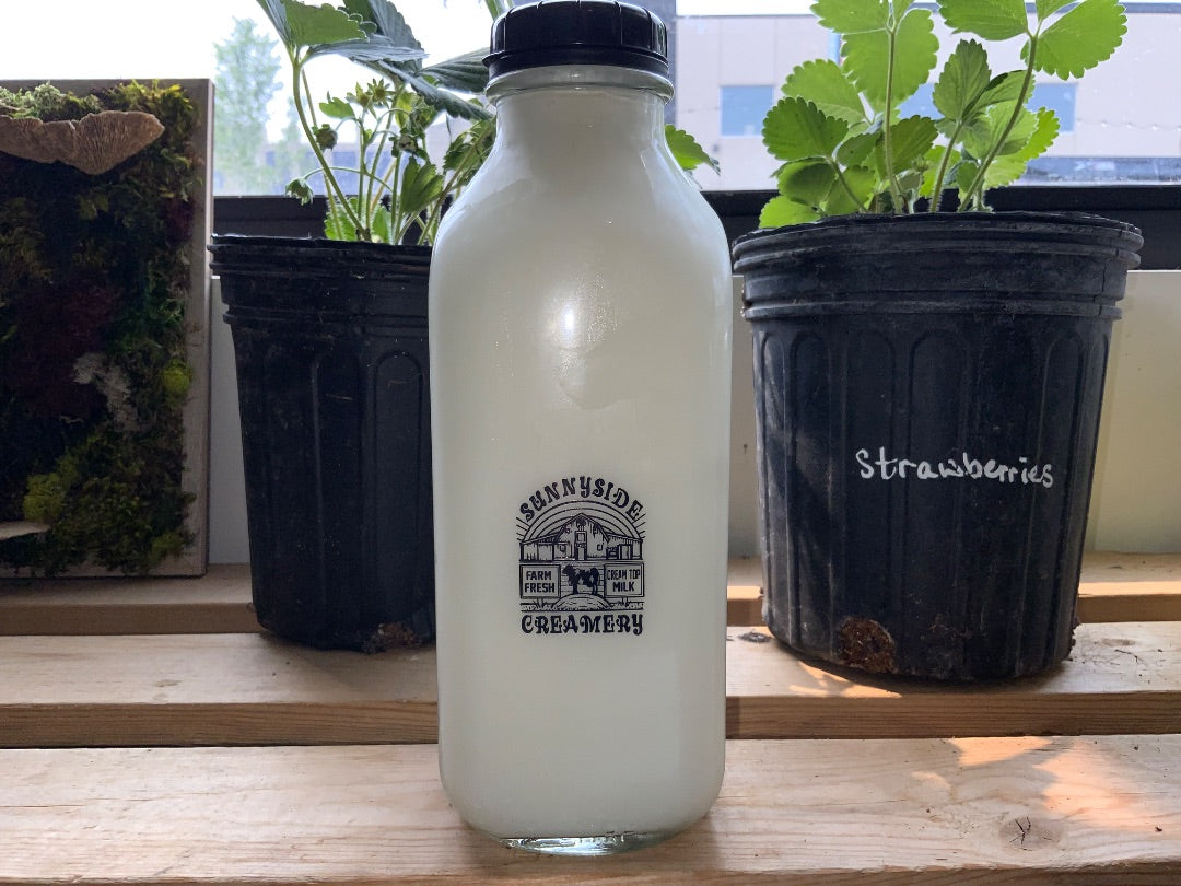 Sunnyside Dairy - Whole Milk 1L Glass Bottle