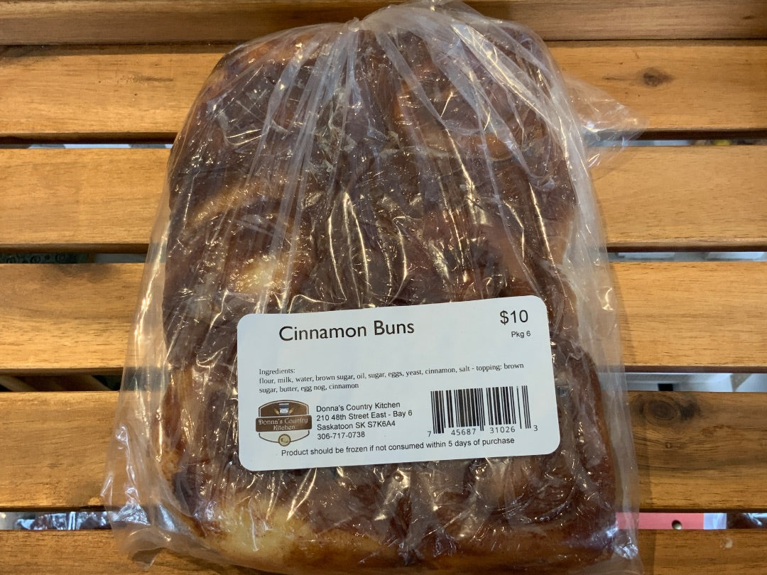 Donna’s Country Kitchen - Cinnamon Buns (no raisins)