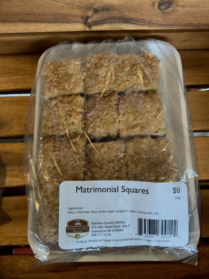 Donna’s Country Kitchen - Cakes/Squares - Matrimonial Square