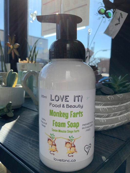Love It Food & Beauty Inc. - Foaming Hand Soap - Monkey Farts