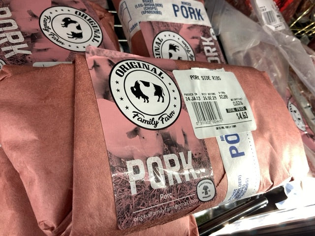 Original Family Farms - Side Pork Ribs (~500g)