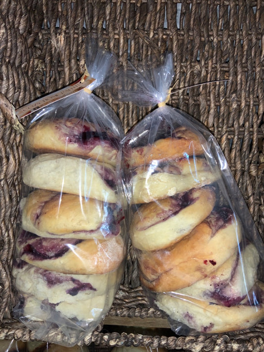 Cozy Home Pantry - Blueberry Vanilla Buns - 6 pack