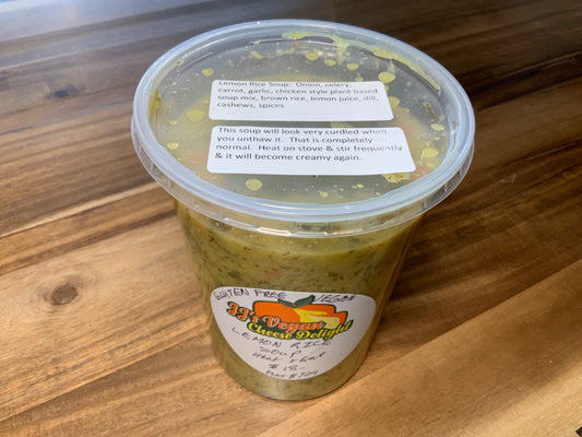JJ's Vegan Cheese - Soup - Lemon Rice