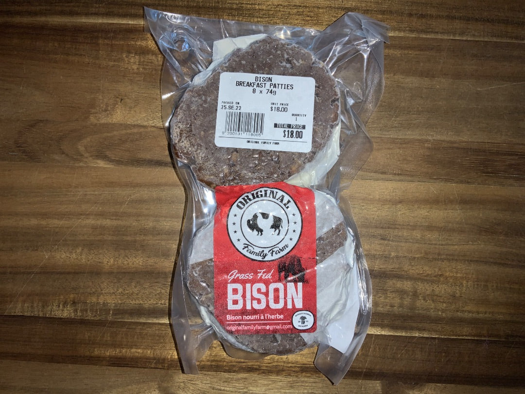 Original Family Farm - Bison Breakfast Patties