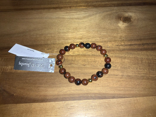 K&B Jewelry - Bracelet - Jasper (Protection) - B224-GF