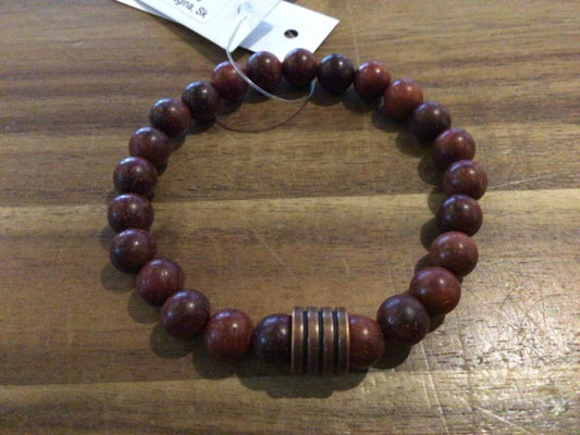K&B Jewelry - Bracelet - Rosewood (Calming) - B418-SS