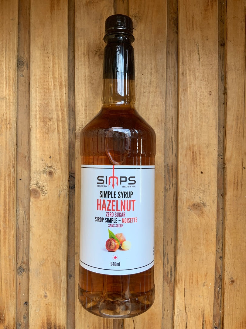 Powerhouse Endeavours - Simps Simple Syrup- Hazelnut - Zero Sugar
