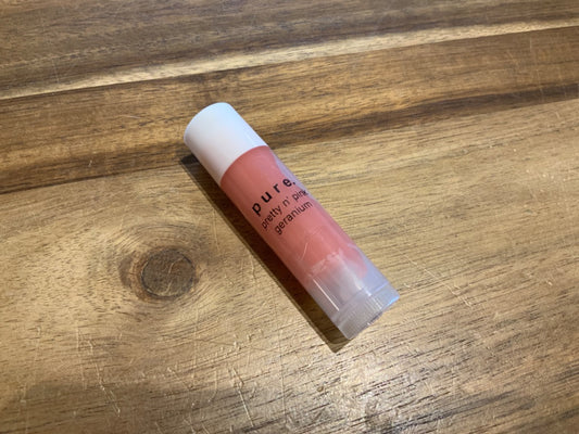 Pure Bath & Body - Lip Balm Tube - Pretty In Pink Geranium