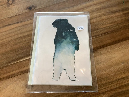Art by Julia - Large Cards - Starry Bear