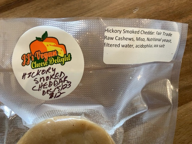 JJ's Vegan Cheese -  Hickory Smoked Cheddar