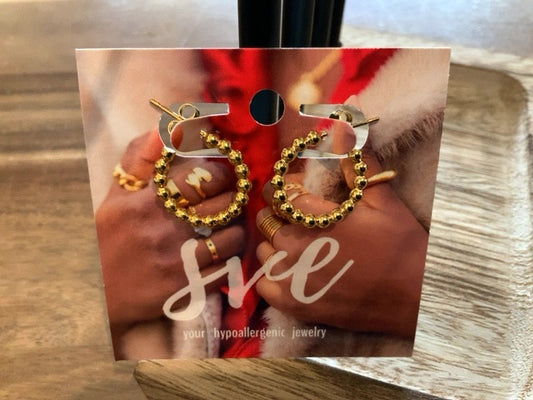 Sve Jewels - Earrings - Bubbly Huggies 18mm