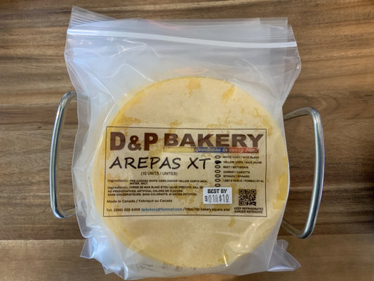 D&P Bakery - Arepas - Yellow Corn (Pack of 12)