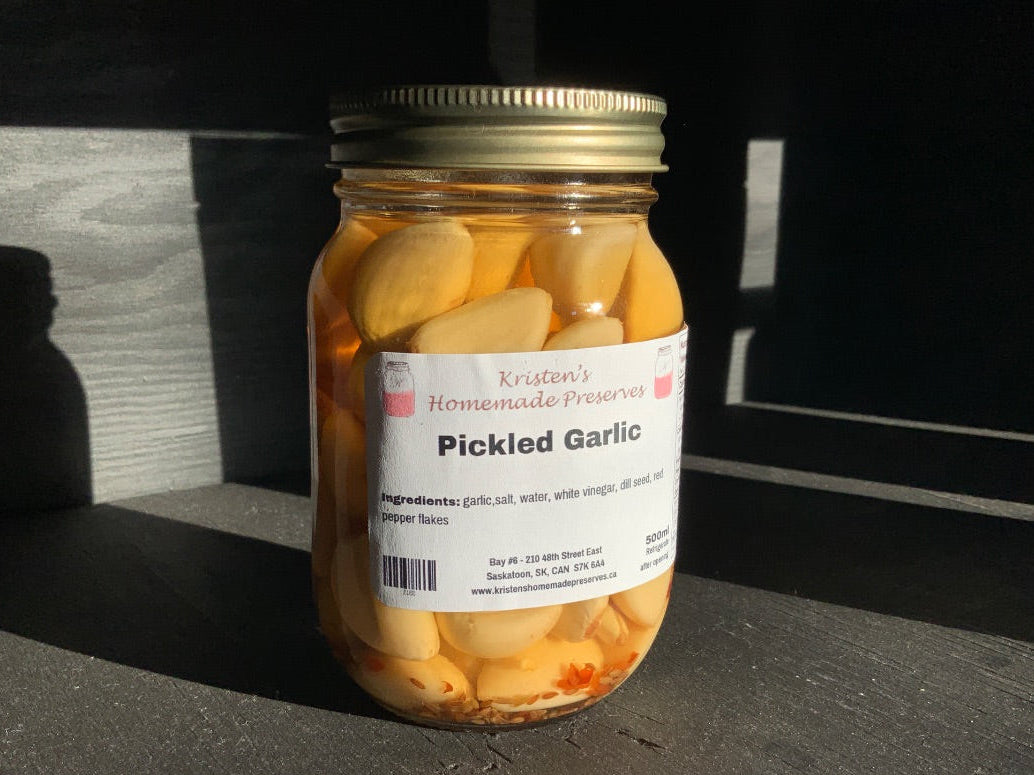 Kristen’s Preserves - Preserves - Pickled Garlic (500ml)