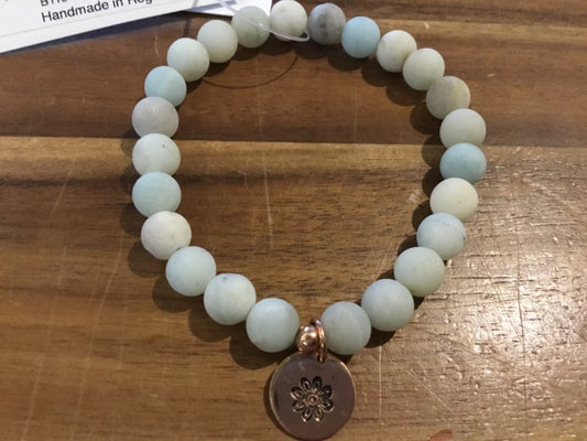K&B Jewelry - Bracelet - Amazonite (Hope) - B119-RG