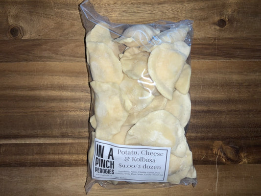 In-A-Pinch Perogies - Potato, Cheese & Kolbasa - 2 Dozen