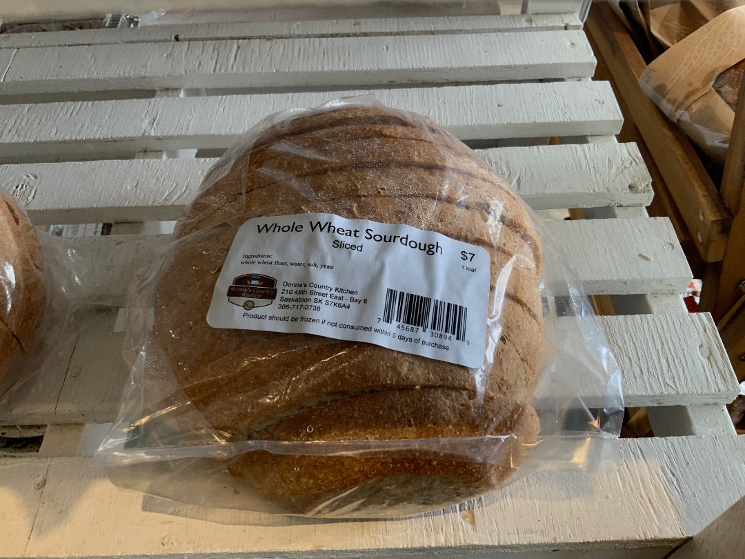 Donna’s Country Kitchen - Bread - Sourdough - Whole Wheat - Sliced