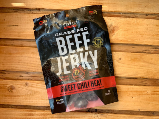 Carzan Local Meats Ltdr - Grassfed Beef Jerky - Sweet Chili Heat