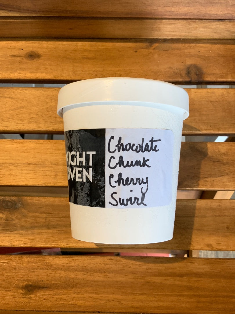 The Night Oven - Ice Cream - Chocolate Chunk Cherry Swirl