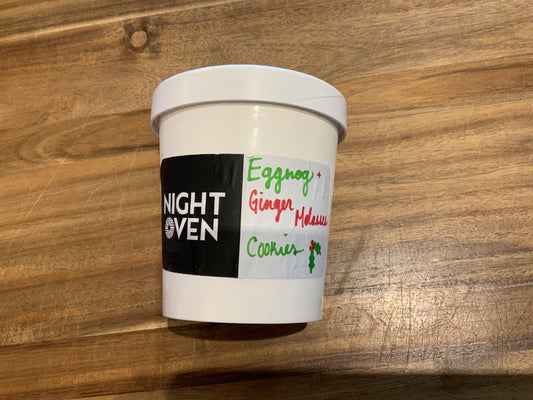 The Night Oven - Ice Cream - Eggnog & Ginger Molasses Cookies