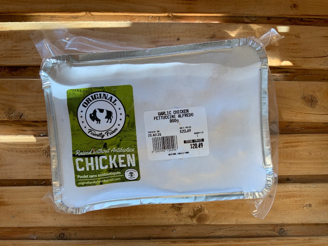 Original Family Farm - Garlic Chicken Fettuccini Alfredo