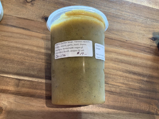 JJ's Vegan Cheese - Creamy Zucchini Soup - Large