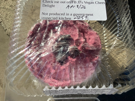 JJ's Vegan Cheese - Haskap Berry GF Vegan Cheesecake