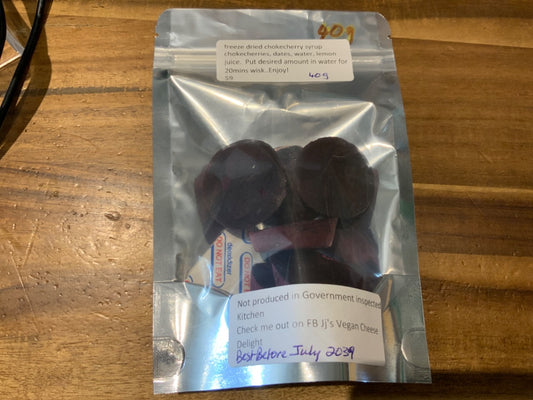 JJ's Vegan Cheese - Freezedried Chokecherry Syrup