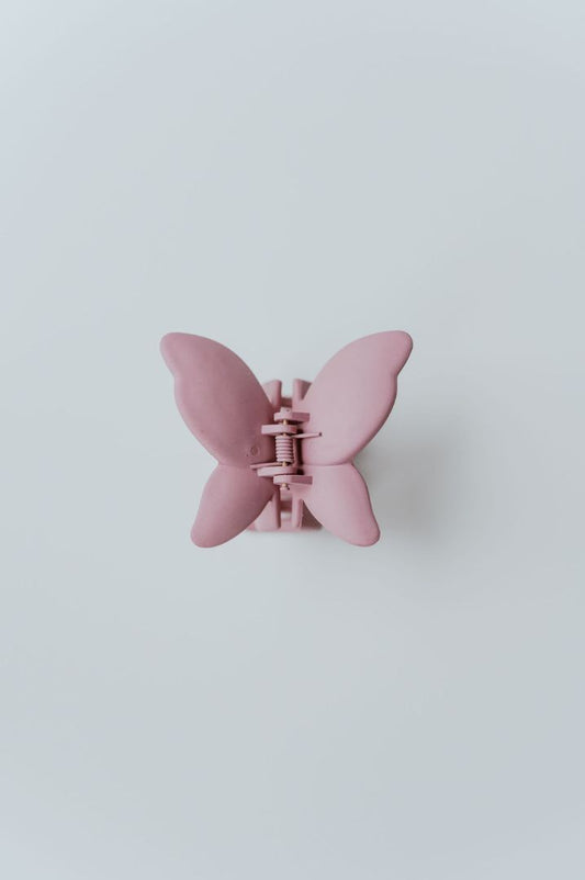 Pink Butterfly Medium Hair Claw Clip Created Mother Artisan