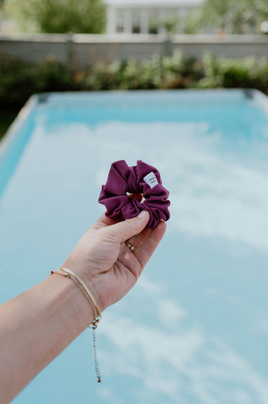 Plum SWIM Scrunchie Created Mother , Mini