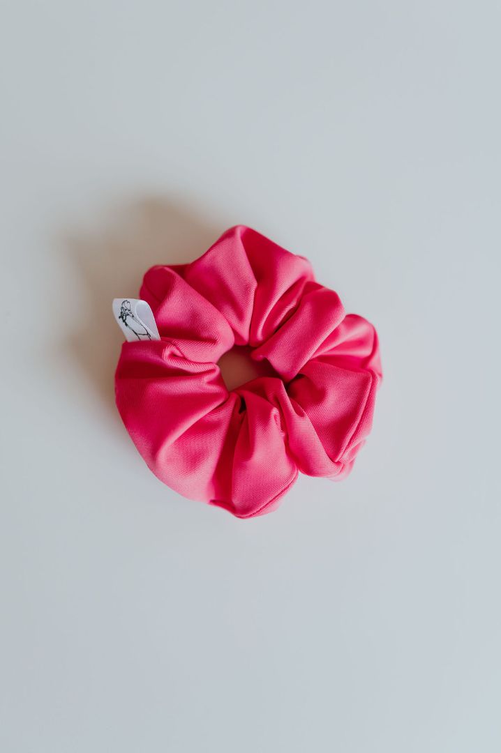 Pink SWIM Scrunchie Created Mother , Mini
